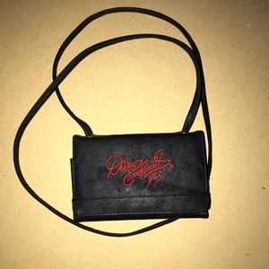 NASCAR Dale Earnhardt #3 Black strapped clutch hand wallet purse w/ photo holder